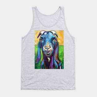Lucian the BLACK FARM GOAT by Robert Phelps Tank Top